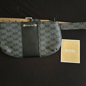 Michael Kors Logo Fanny Pack Belt: Sizes Small- Medium